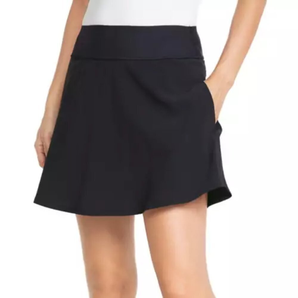 Puma Women's Puma 16" PWRSHAPE Solid Golf Tennis Active Skirt Skort Black XS